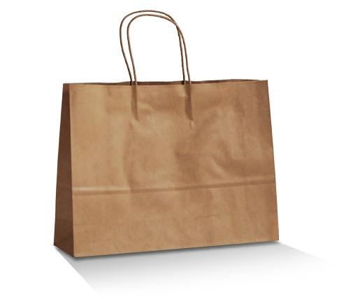 Brown Kraft Bag - Medium Boutique - 250pcs