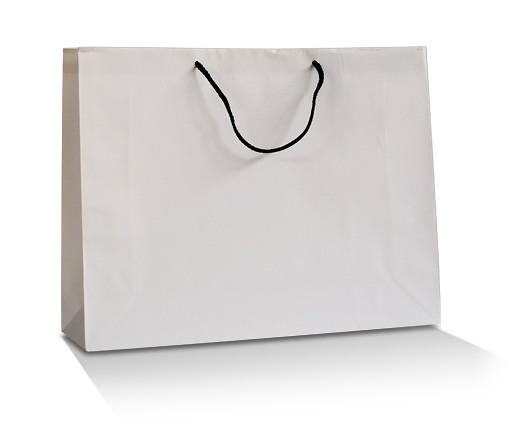 Deluxe White Kraft Bag - Boutique - 250pcs