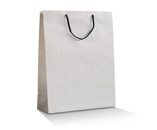 Deluxe White Kraft Bag - Large - 250pcs