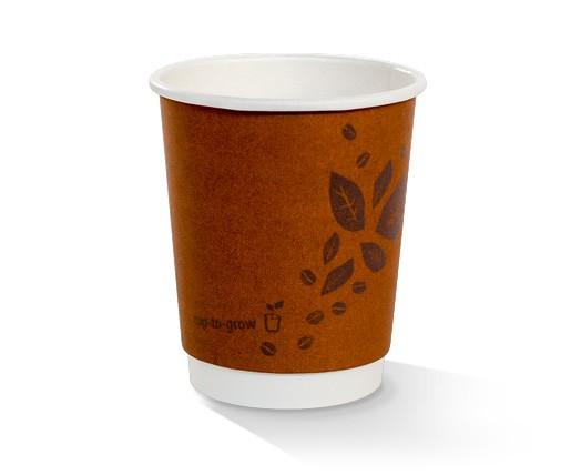 8oz DW Biodegradable PLA Coated Coffee Cup - Standard