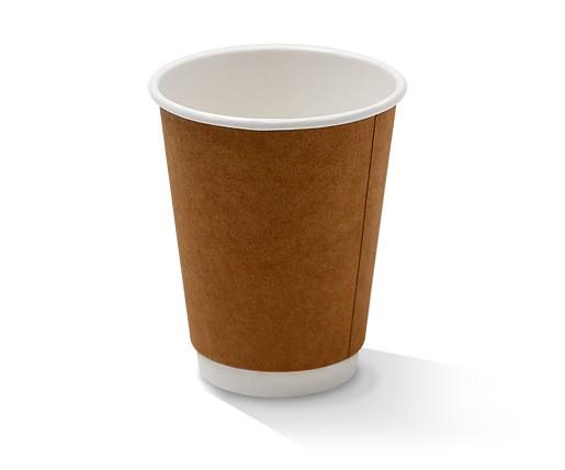 12oz DW Takeaway Coffee Cup - Kraft - 500pcs