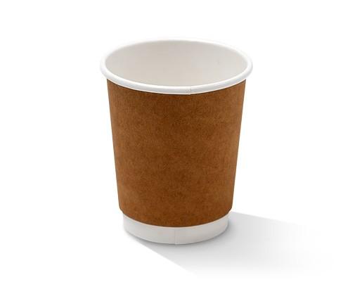 8oz DW Takeaway Coffee Cup - Kraft - 500pcs