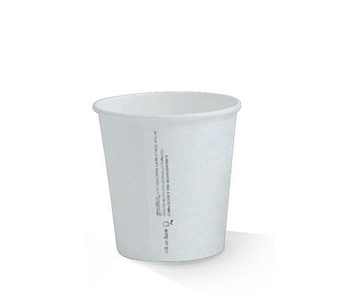 6oz SW Biodegradable PLA Coated Coffee Cup - White