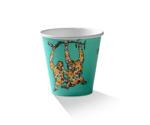 8oz SW Biodegradable PLA Coated Coffee Cup - Art Range