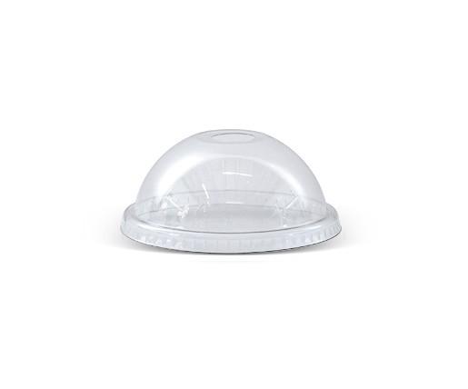 98mm Cold PET Dome Lid - No Hole - 1000pcs