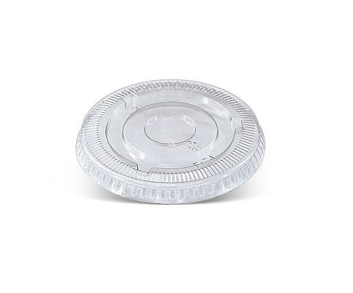 4oz Cold PET Flat Lid - No Hole - 1000pcs