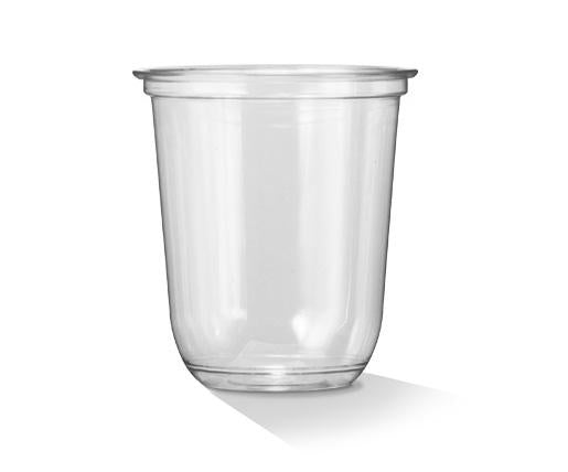 12oz / 360ml U-Shaped PET Plastic Cup - 1000pcs