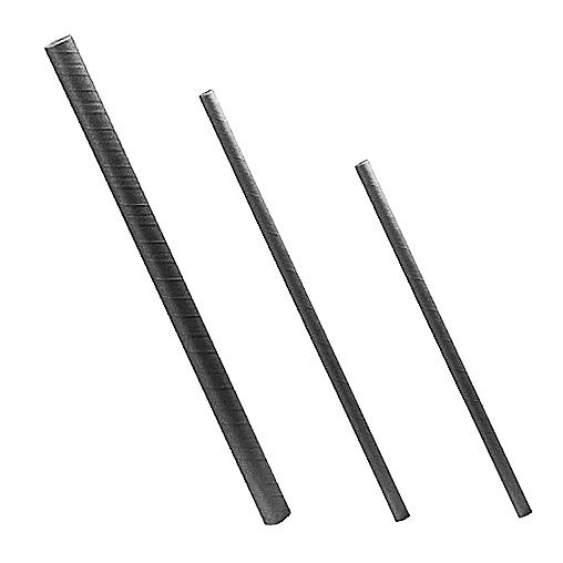 Paper Straw Regular - All Black - 2500pcs