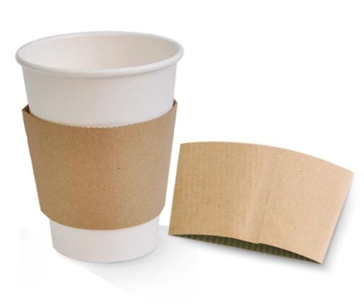 12/16oz Takeaway Cup Sleeve - Kraft - 1000pcs