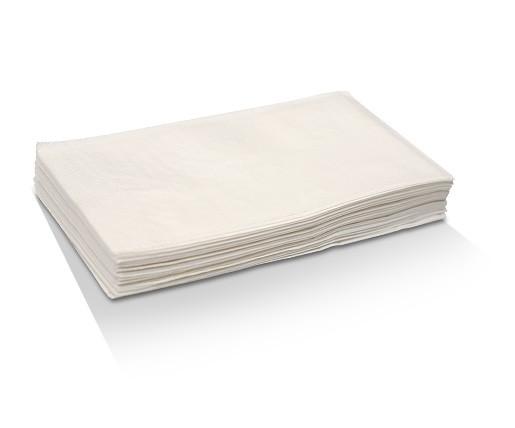 White 2 ply dinner napkin - 1/8 GT fold - 1000pcs
