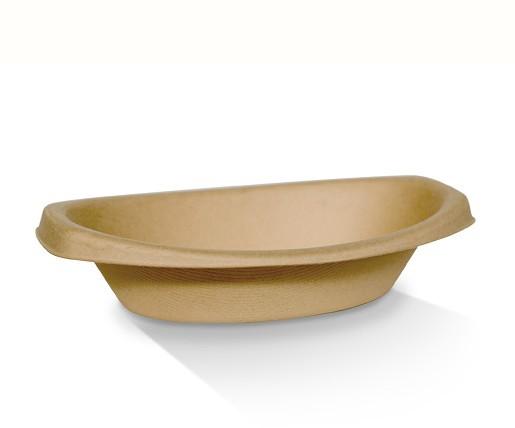 20oz oval bowl bamboo - 500pcs