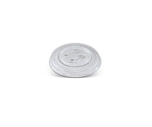 1 oz PET Flat Lid/ No Hole - 5000pcs