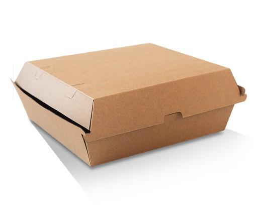 Dinner Box Corrugated Kraft - 150pcs