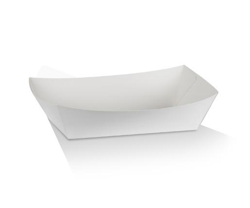 #4 Large Tray / White Cardboard - 400pcs