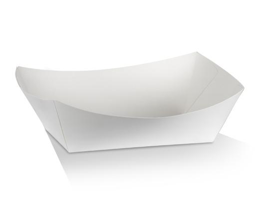 #5 EX-Large Tray / White Cardboard - 200pcs